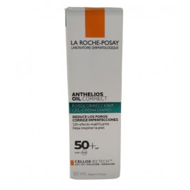 Anthelios oil correct 50+ fotoprotección gel-crema diario