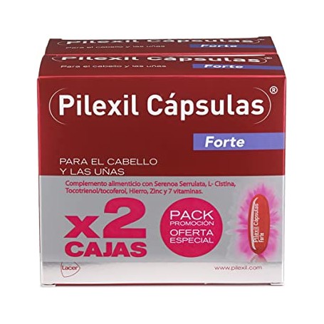 Pilexil Forte 100 cápsulas 2UNIDADES PROMO