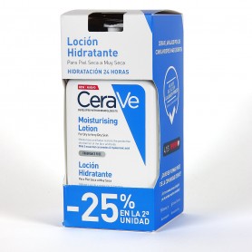 CeraVe Loción hidratante 473ML DUPLO -25%