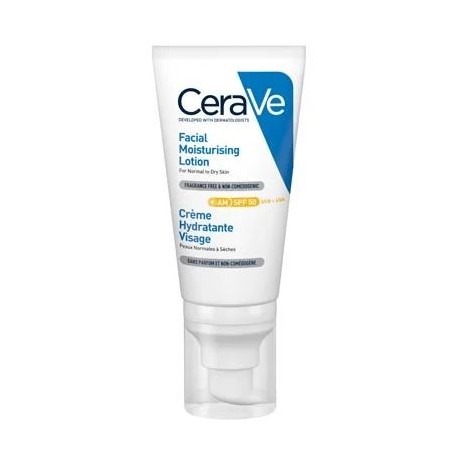 CeraVe Loción hidratante de rostro SPF 50 - 52 ML