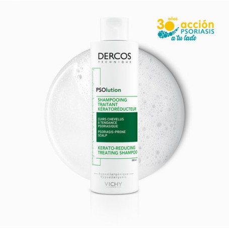 DERCOS Psolution Champú Keratorreductor cabello tendencia psoriasis 200 ML