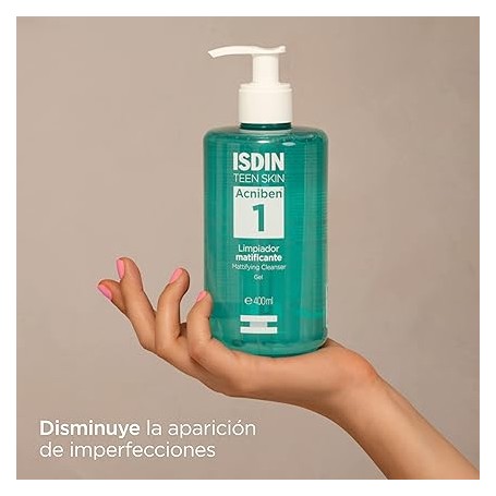 ISDIN TEEN SKIN ACNIBEN LIMPIADOR MATIFICANTE GE