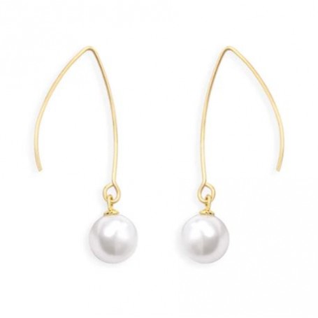 BC LABS PENDIENTES TEAR OF PEARL