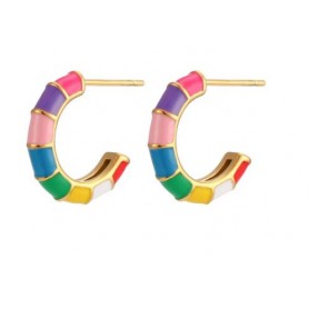 BC LABS PENDIENTES HOOP COLORS