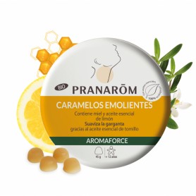 PRANAROM Caramelos emolientes - Miel limón - 45 g